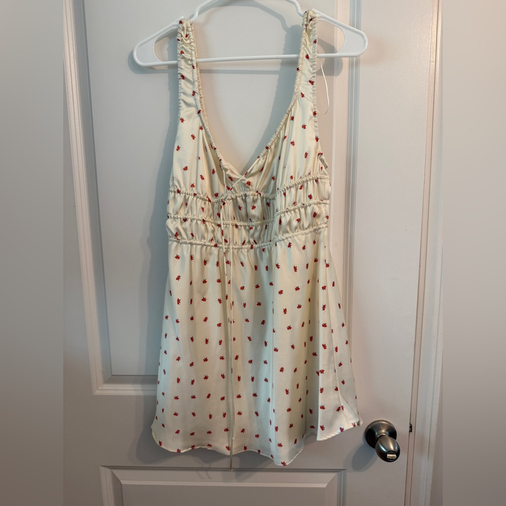 Zara Floral Satin Dress